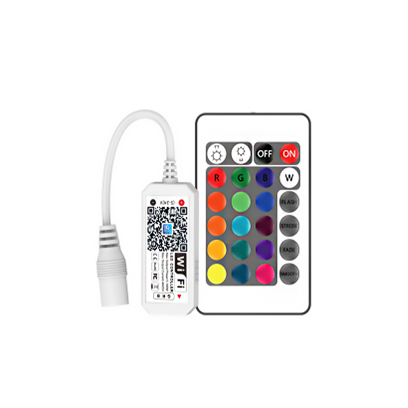 RGB controller with 24key remote Bluetooth+Wifi DC5-24V IP20