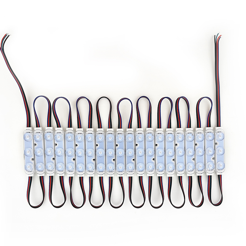 High Quality Q3 RGB IP68 Led Module 7 Years warranty 170LM/W CRI>70 Low Voltage Drop 12V/24V custom wire length