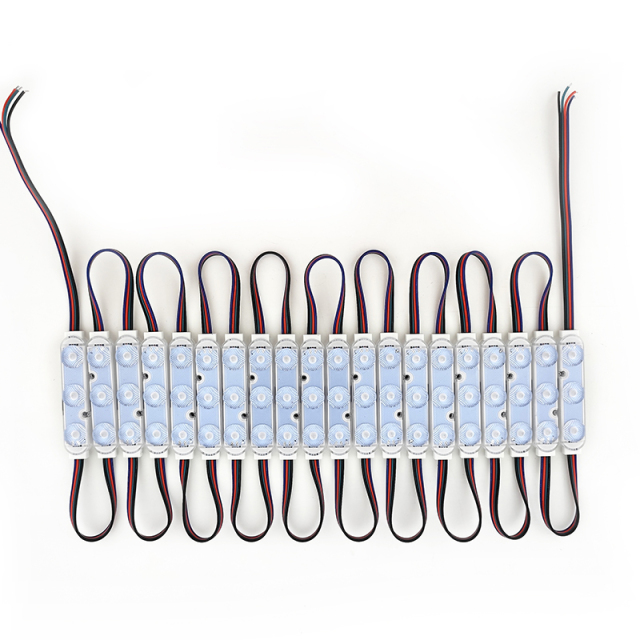 High Quality Q3 RGB IP68 Led Module 7 Years warranty 170LM/W CRI>70 Low Voltage Drop 12V/24V custom wire length