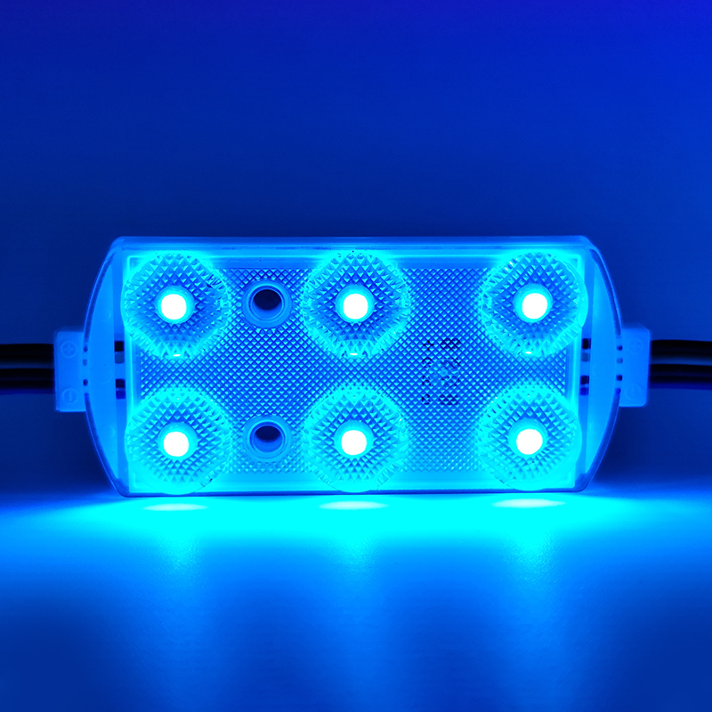 High Quality Q6 RGB IP68 Led Module 7 Years warranty 170LM/W CRI>70 Low Voltage Drop 12V/24V custom wire length