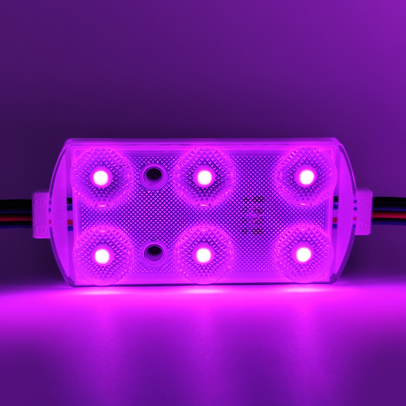 High Quality Q6 RGB IP68 Led Module 7 Years warranty 170LM/W CRI>70 Low Voltage Drop 12V/24V custom wire length