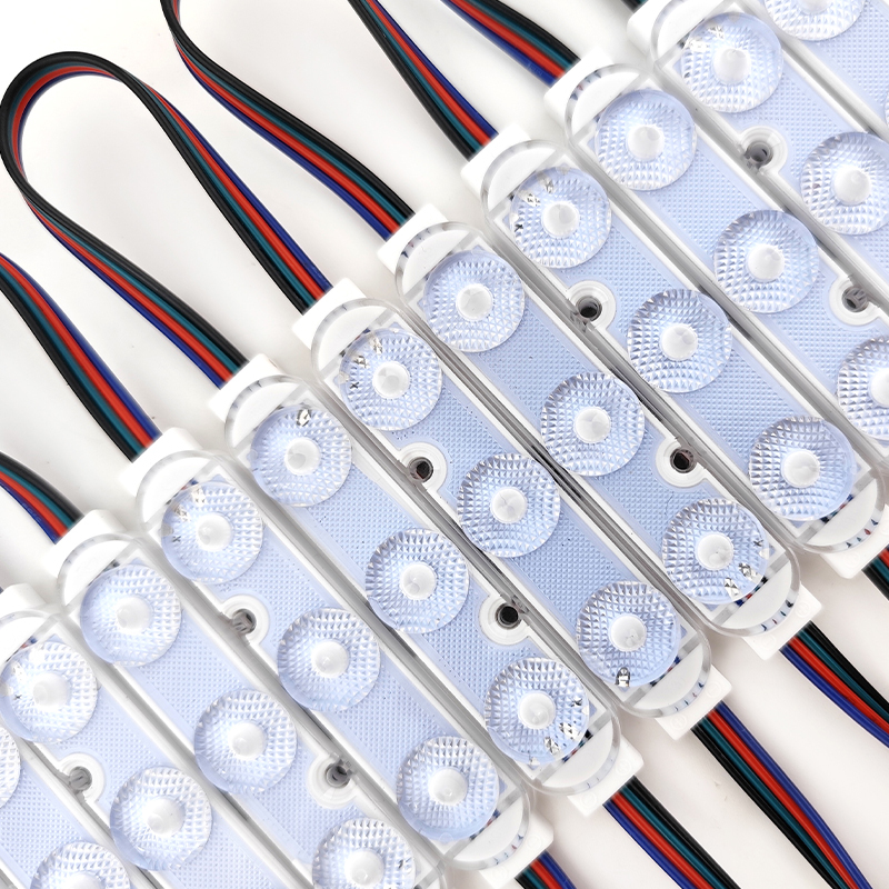 High Quality Q3 RGB IP68 Led Module 7 Years warranty 170LM/W CRI>70 Low Voltage Drop 12V/24V custom wire length