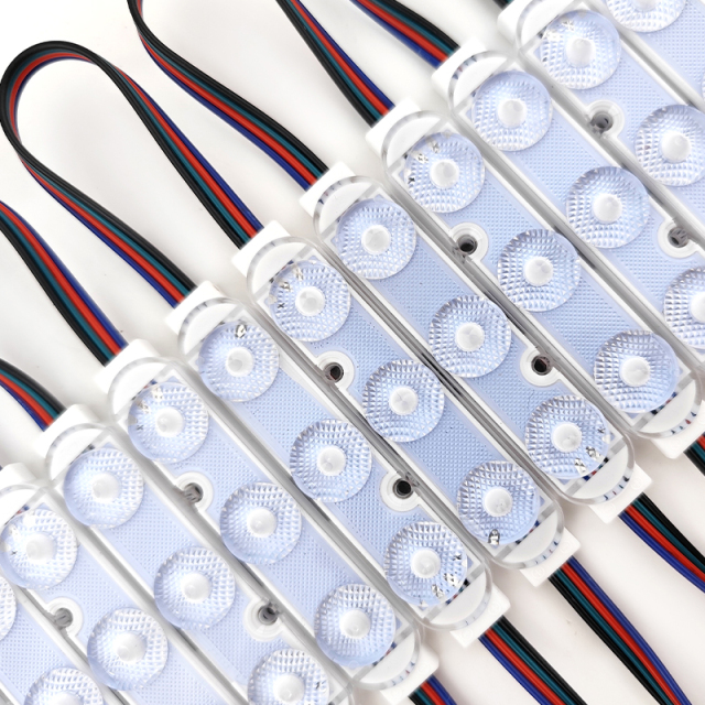 High Quality Q3 RGB IP68 Led Module 7 Years warranty 170LM/W CRI>70 Low Voltage Drop 12V/24V custom wire length
