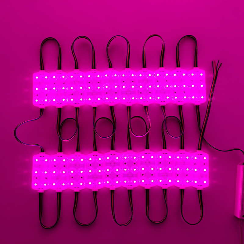 High Quality Q6 RGB IP68 Led Module 7 Years warranty 170LM/W CRI>70 Low Voltage Drop 12V/24V custom wire length