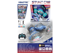 (GCC) 1:16 2,4G coche de acrobacias giratorio con luz de control remoto