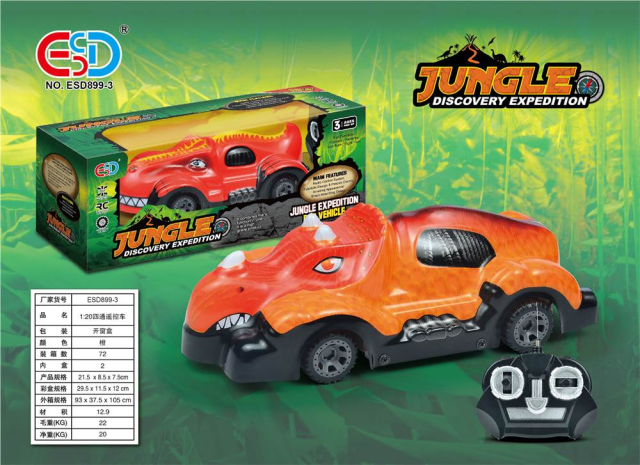Coche teledirigido de cuatro vías 1:20