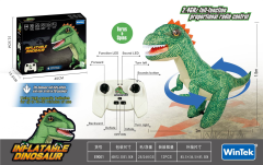 Dinosaurio inflable a control remoto