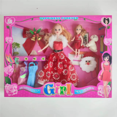 Barbie sólida de 11 pulgadas (5,5 pulgadas)