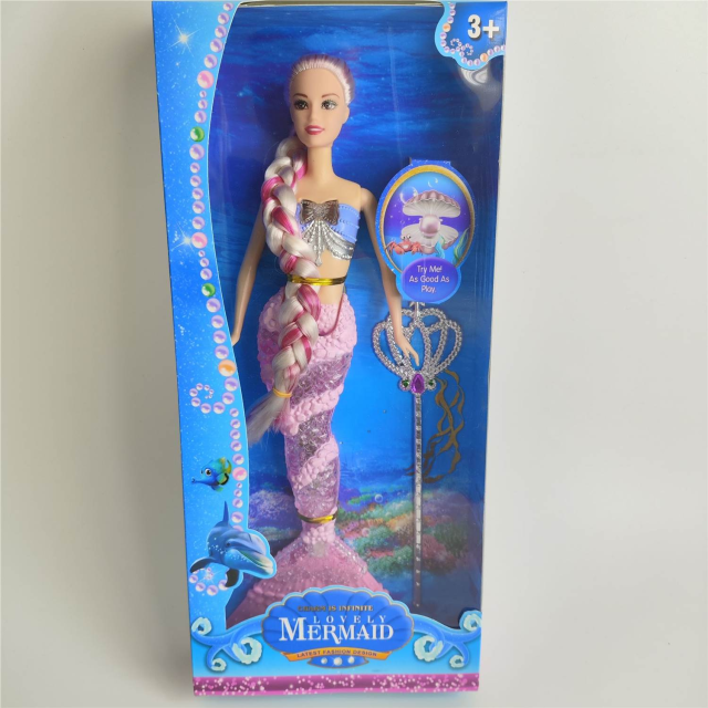 Barbie de 11 pulgadas con luz sólida y música