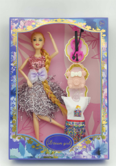 Vestido Barbie de cuerpo sólido de 11 pulgadas y 11 articulaciones