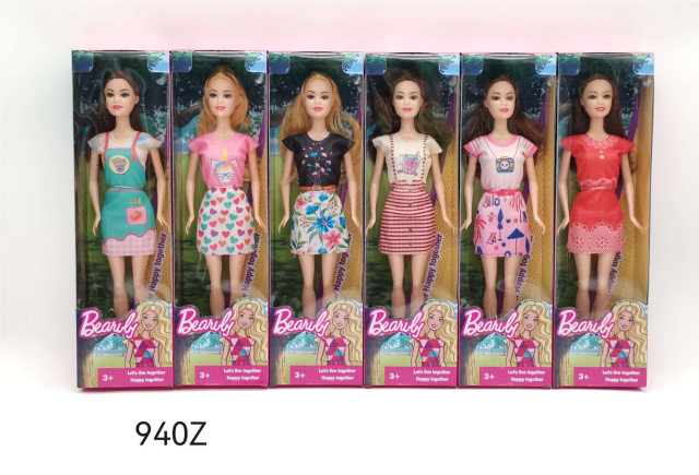 Barbie moderna de cuerpo sólido de 11,5 pulgadas con 6 estilos