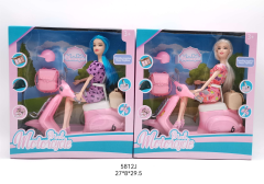 Barbie de moda sólida de 11,5 pulgadas con once articulaciones