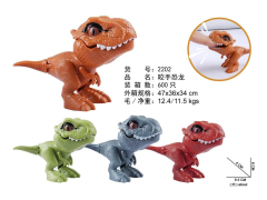 dinosaurio que muerde la mano