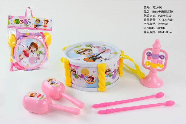 Batería de instrumento musical para bebé