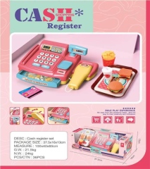 Almacenamiento de moneda de la serie Play House Play House: caja registradora y hamburguesa