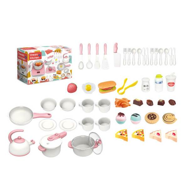 Juego de cocina mediano estilo europeo.