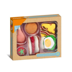 conjunto de sándwich de tela