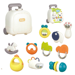 Juego de sonajero de agua de diez piezas.