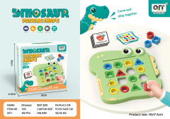 Juego de mesa de rompecabezas de combinación de dinosaurios