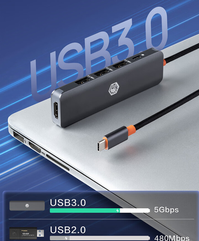 usb dock type-c Dock 5 in 1 PD100W fast charge-The product is a free gift after purchasing any product and cannot be purchased separately.