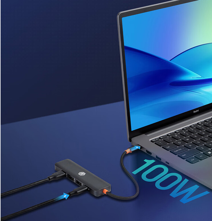 usb dock type-c Dock 5 in 1 PD100W fast charge-The product is a free gift after purchasing any product and cannot be purchased separately.