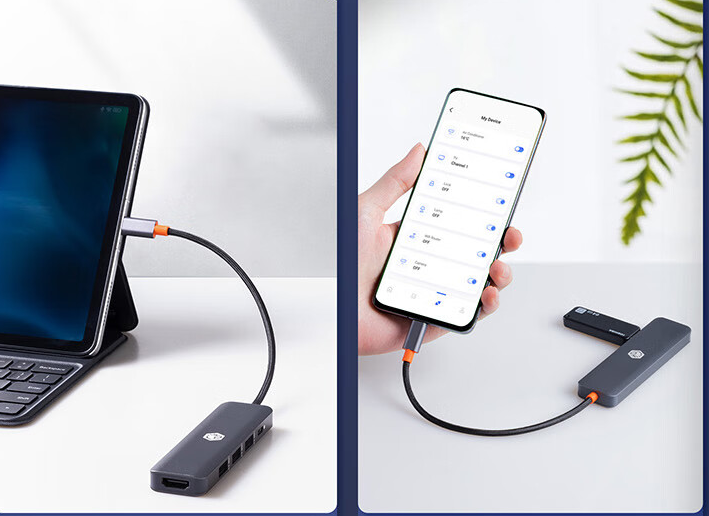 usb dock type-c Dock 5 in 1 PD100W fast charge-The product is a free gift after purchasing any product and cannot be purchased separately.