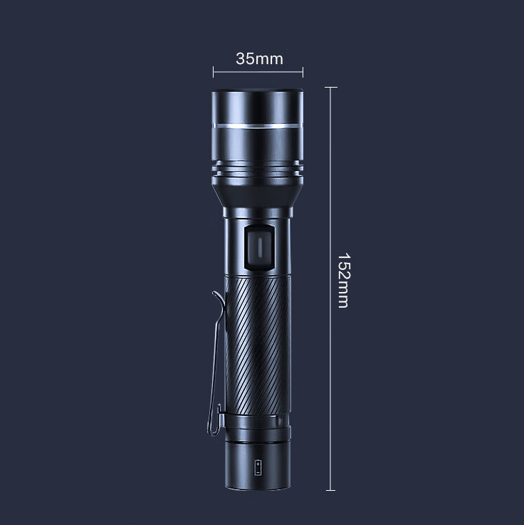 Strong light zoom flashlight 1000 lumens long life---The product is a free gift after purchasing any product and cannot be purchased separately.
