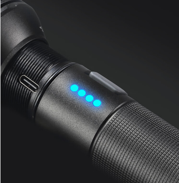 Strong light zoom flashlight 1000 Type-C charging function---The product is a free gift after purchasing any product and cannot be purchased separately.