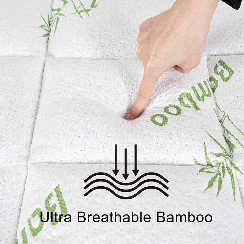 Soft Breathable Bamboo Mattress Topper