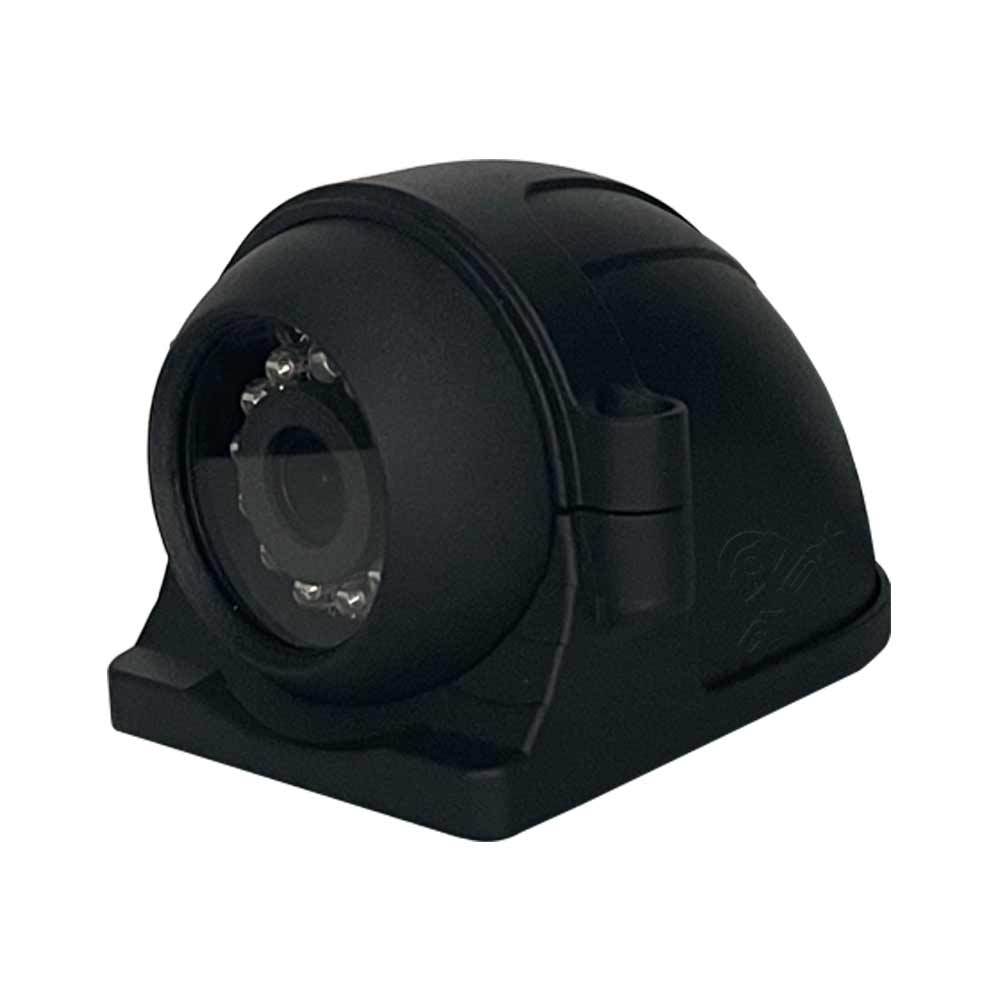Side mounted night vision waterproof camera