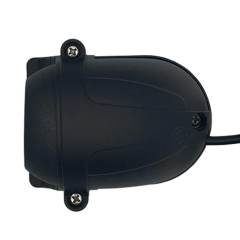 Side mounted night vision waterproof camera