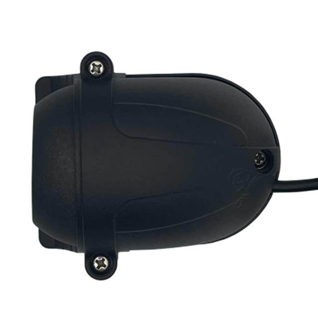 Side mounted night vision waterproof camera