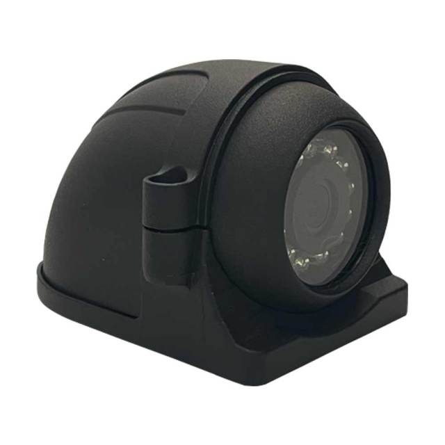 Side mounted night vision waterproof camera