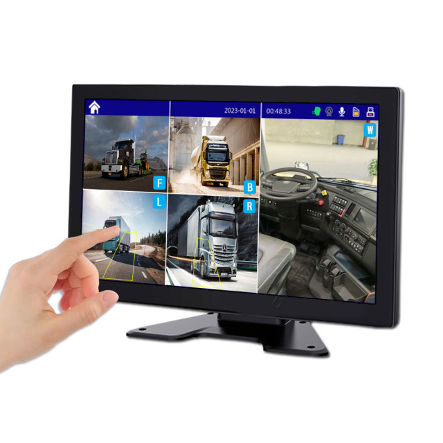 5CH 10.1 Inch Touch Screen Intelligent Human Vehicle Recognition Anti Collision Blind Spot Detection Monitor Vehicle DVR,5CH 10.1 Inch Touch Screen Intelligent Human Vehicle Recognition Anti Collision Blind Spot Detection Monitor Vehicle DVR