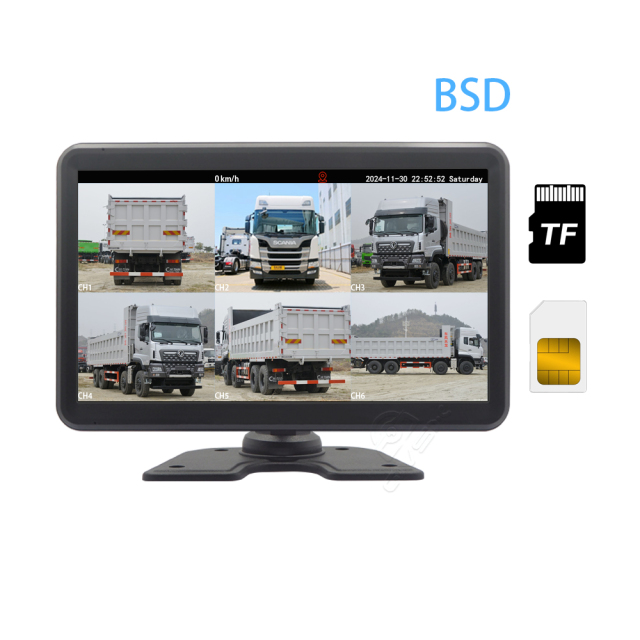 10.1 Inch IPS Split Screen 4G 6 CH Car Truck Monitor Front Side Rear View Reverse Bus Truck Camera Monitor System With DVR GPS,10.1 Inch IPS Split Screen 4G 6 CH Car Truck Monitor Front Side Rear View Reverse Bus Truck Camera Monitor System With DVR GPS