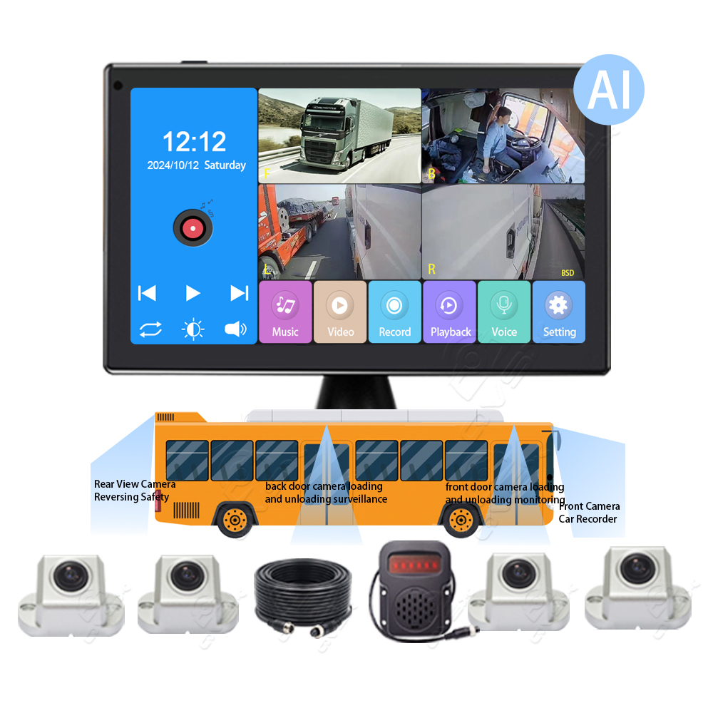 10.1-inch 4CH Voice-controlled BSD Touchscreen all-in-one Device Blind Spot Monitoring System Solution,10.1-inch 4CH Voice-controlled BSD Touchscreen all-in-one Device Blind Spot Monitoring System Solution