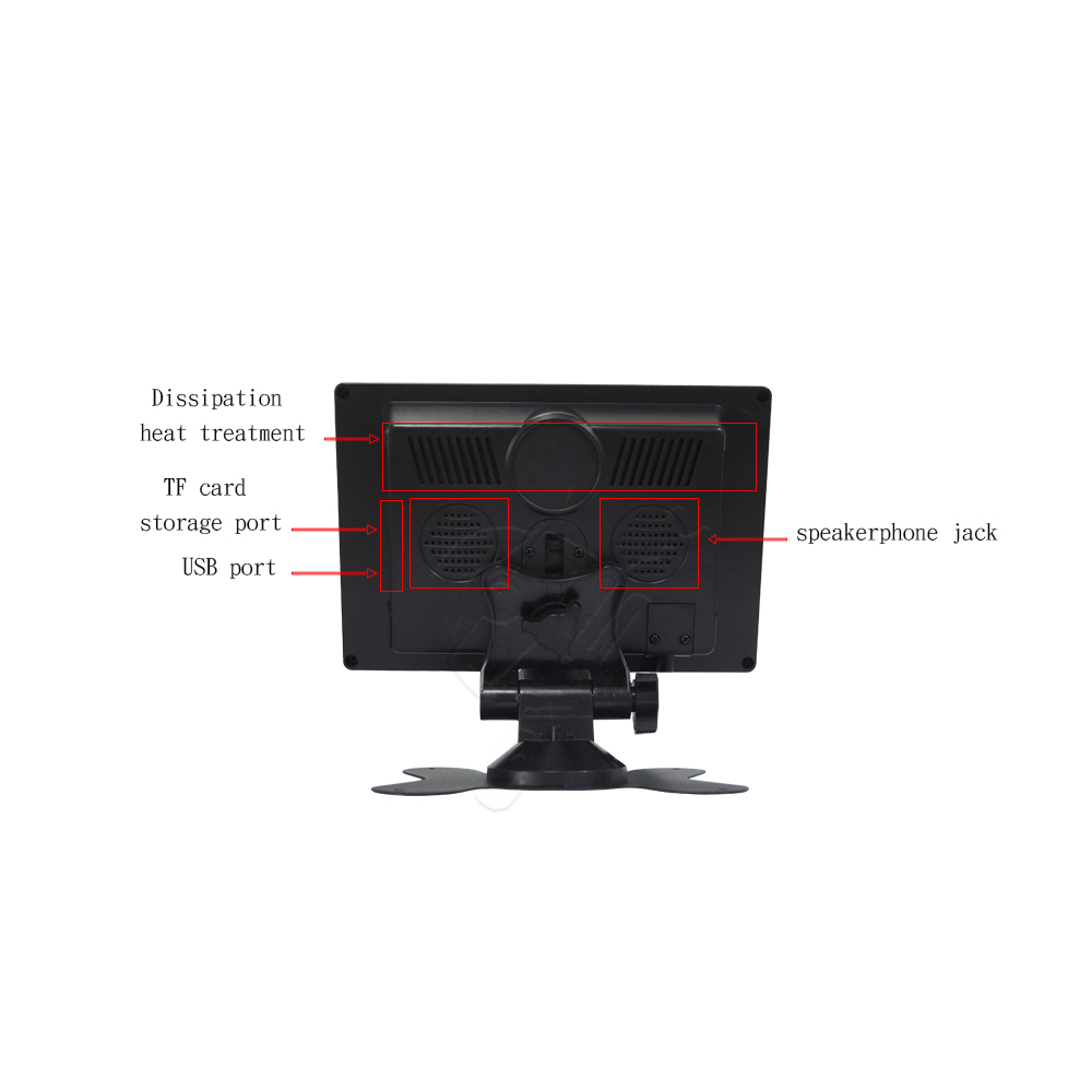 7-Inch BSD System for Trucks & Buses | All-in-One Dashcam,7" BSD Monitor for Truck & Bus | AI Camera