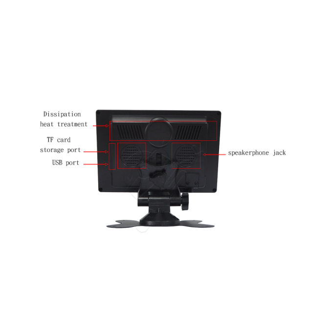 7-Inch BSD System for Trucks & Buses | All-in-One Dashcam,7" BSD Monitor for Truck & Bus | AI Camera