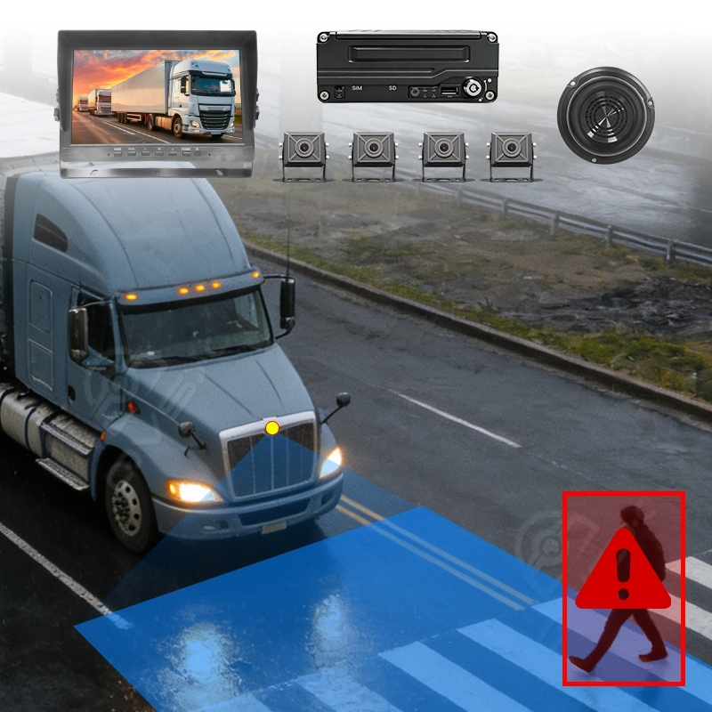Smart Fleet Management MDVR System with 4G Live View GPS Tracking Split Screen Side View & Front Cameras 720P for Cargo Trucks,Smart Fleet Management MDVR System with 4G Live View GPS Tracking Split Screen Side View & Front Cameras 720P for Cargo Trucks