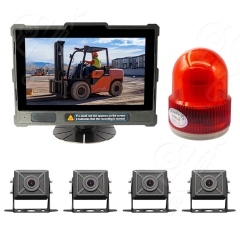 7" 4G Forklift Safety System | 360° Coverage with 4 Metal Cameras + BSD Algorithm,7" 4G Forklift Safety System | 360° Coverage with 4 Metal Cameras + BSD Algorithm