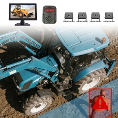 4-CH Blind Spot Detection System for Loader with 10.1" Touch Monitor AI Pedestrian Vehicle Alert Waterproof Cameras and Alarm,4-CH Blind Spot Detection System for Loader with 10.1" Touch Monitor AI Pedestrian Vehicle Alert Waterproof Cameras and Alarm