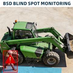 4-CH Blind Spot Detection System for Loader with 10.1" Touch Monitor AI Pedestrian Vehicle Alert Waterproof Cameras and Alarm,4-CH Blind Spot Detection System for Loader with 10.1" Touch Monitor AI Pedestrian Vehicle Alert Waterproof Cameras and Alarm
