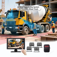 AI Blind Spot Safety System for Concrete Mixer Truck - 360° Detection Prevents Collisions Car Reversing Aid,AI Blind Spot Safety System for Concrete Mixer Truck - 360° Detection Prevents Collisions Car Reversing Aid