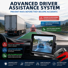 10.1 Inch AI Fleet Safety System | Real-Time Driver Monitoring & BSD | 1080P DVR for Trucks & Buses,10.1英寸AI车队安全系统 | 实时驾驶员监控与盲区检测 | 卡车及客车专用1080P行车记录仪