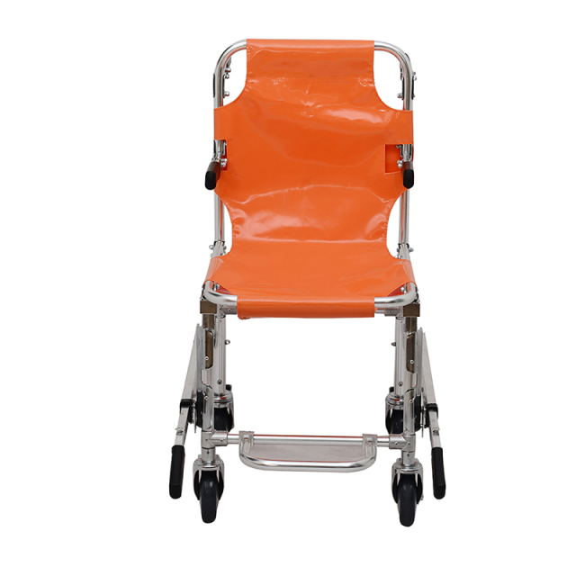 High Quality Aluminum Alloy Folding Stair Stretcher With Orange PVC Materials | HR-D007