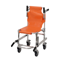 High Quality Aluminum Alloy Folding Stair Stretcher With Orange PVC Materials | HR-D007