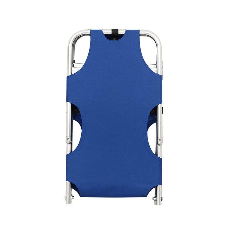 HR-C018 A High-Quality Aluminum Alloy Folding Stretcher with Wheels and Handles, crafted by folding stretcher manufacturer