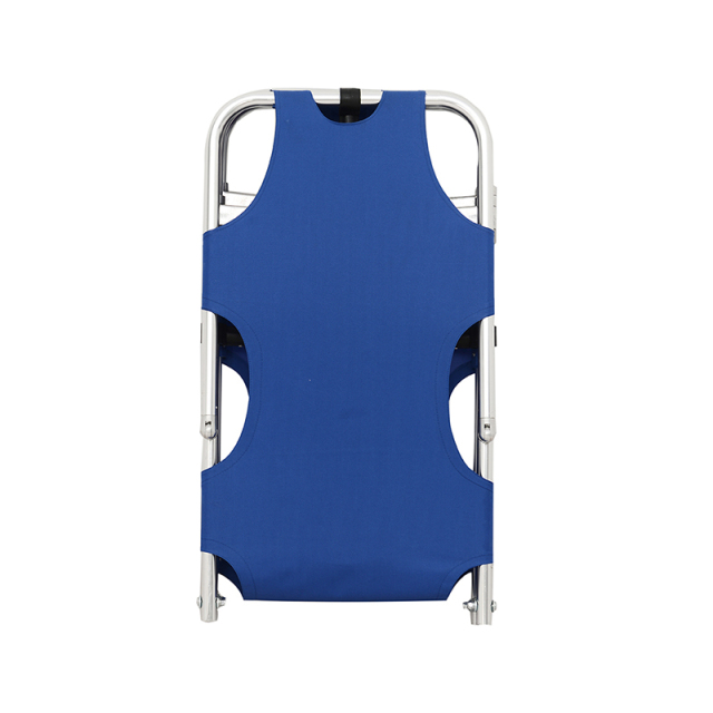 HR-C018 A High-Quality Aluminum Alloy Folding Stretcher with Wheels and Handles, crafted by folding stretcher manufacturer