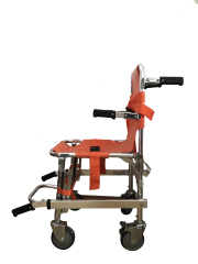 High Quality Aluminum Alloy Folding Stair Stretcher With Orange PVC Materials | HR-D007