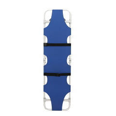 HR-C018 A High-Quality Aluminum Alloy Folding Stretcher with Wheels and Handles, crafted by folding stretcher manufacturer